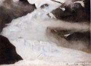 William Stott of Oldham Ice River Spain oil painting artist
